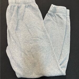 Nike Gray Sweatpants Elastic Waistband Tapered Fit